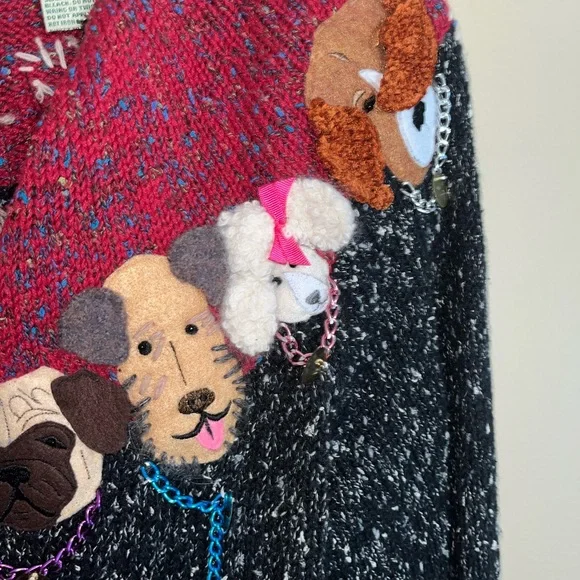 Design Options by Philip and Jane Gordon Dog Show Cardigan Size Medium